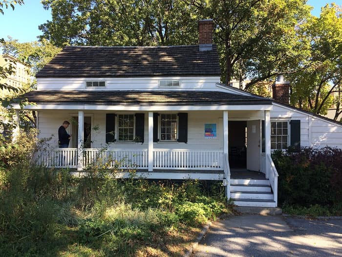 The Poe Cottage in Poe Park in the Fordham neighborhood of the Bronx