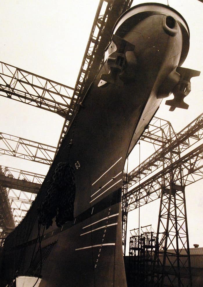 Fotografía histórica de la Marina de EE. UU. del Astillero Naval de Brooklyn, segunda imagen