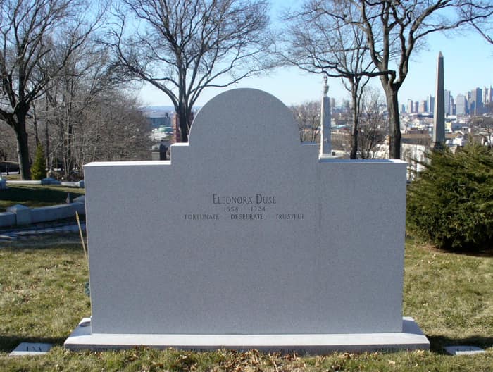 A remarkable epitaph on a gravestone at Green-Wood Cemetery