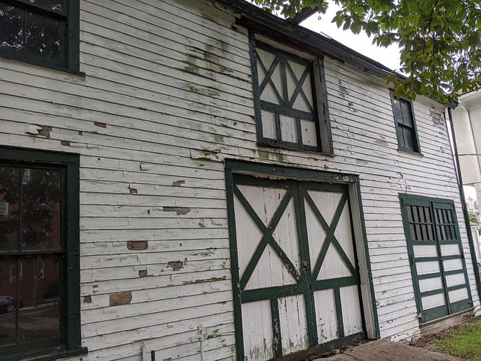Barn on the grounds of the Wyckoff-Bennett Homestead, second view
