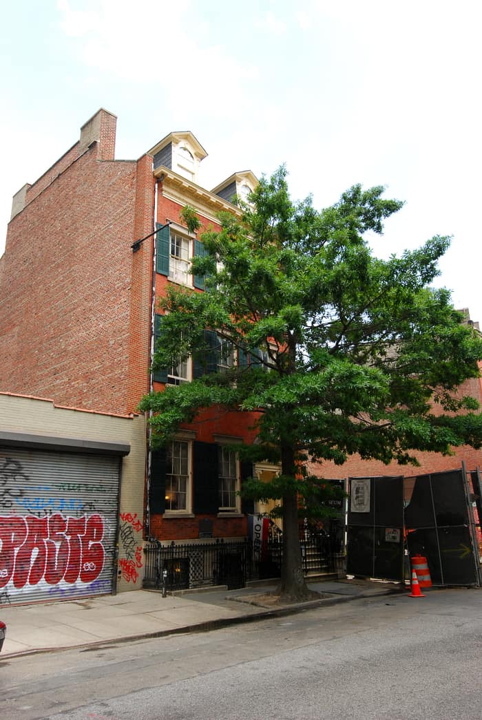 Street view in Manhattan photographed in July 2008 near the museum