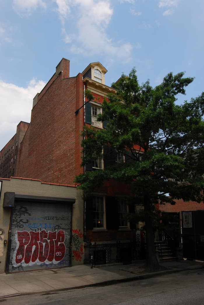 Third street view in Manhattan photographed in July 2008 near the museum