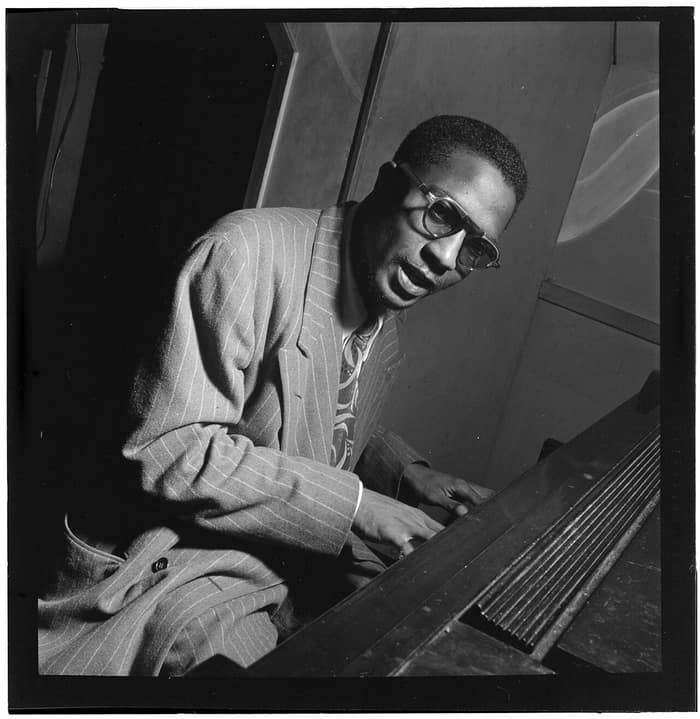 Portrait of Thelonious Monk at Minton’s Playhouse, around 1947, third view