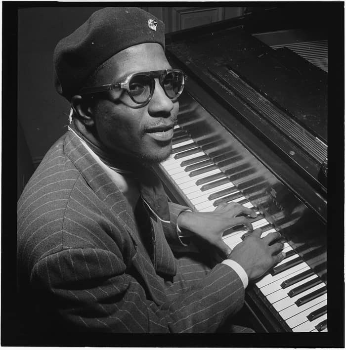 Portrait of Thelonious Monk at Minton’s Playhouse, around 1947, second view