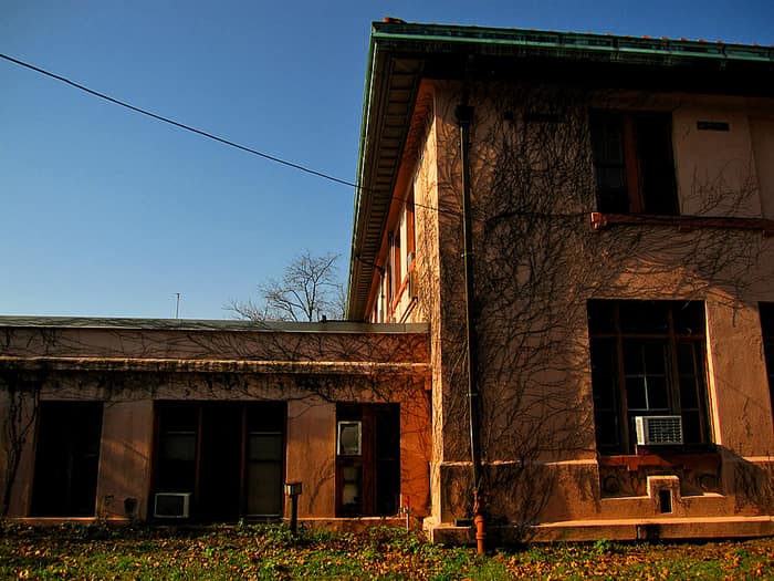 Exterior of a Seaview Hospital building seen from the grounds